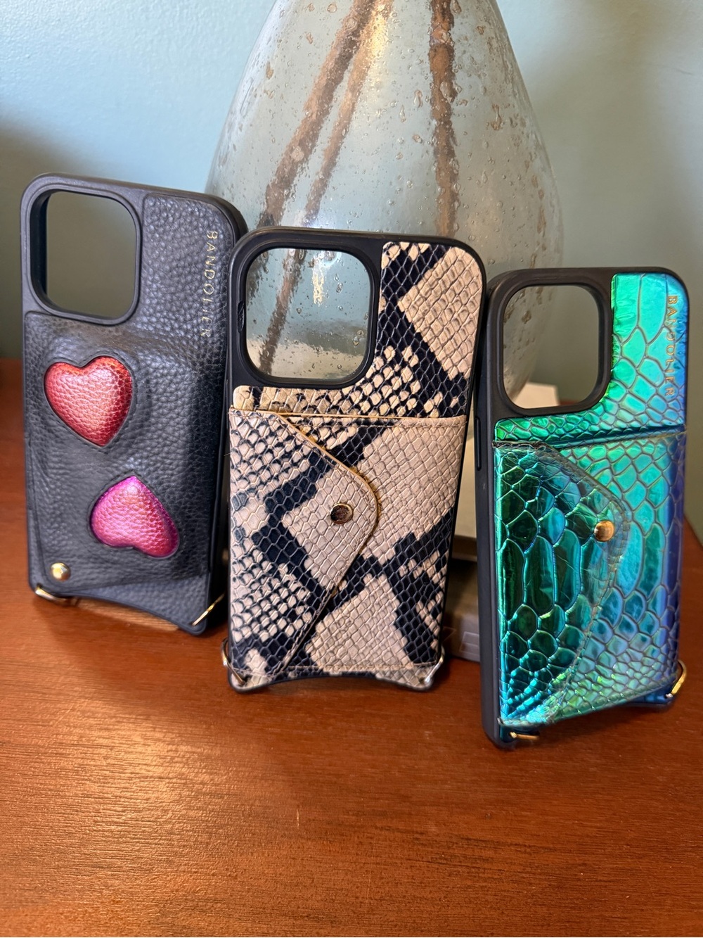 Bandolier Bundle! 3x14ProMax - Black 💕, snake 🐍 & Iridescent 🧜♀️